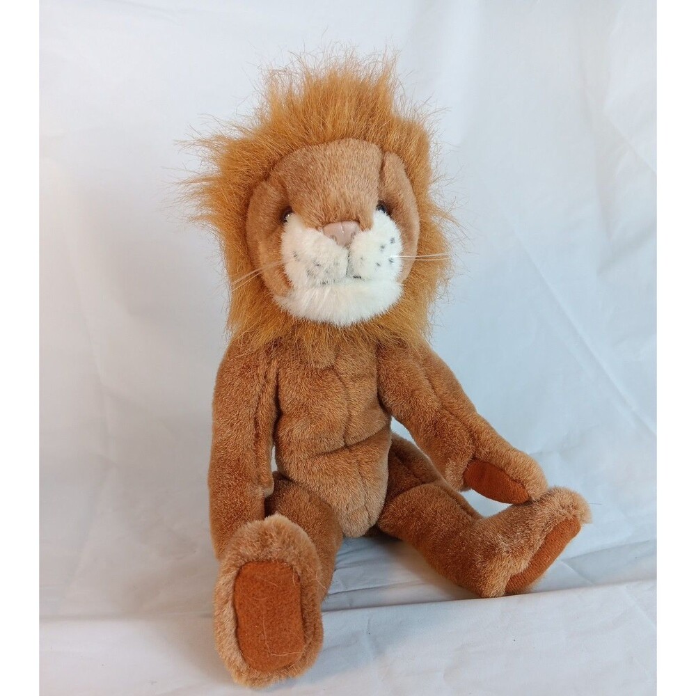 Kellytoy Lion Articulated Plush Vintage Stuffed Animal Replacement Toy King